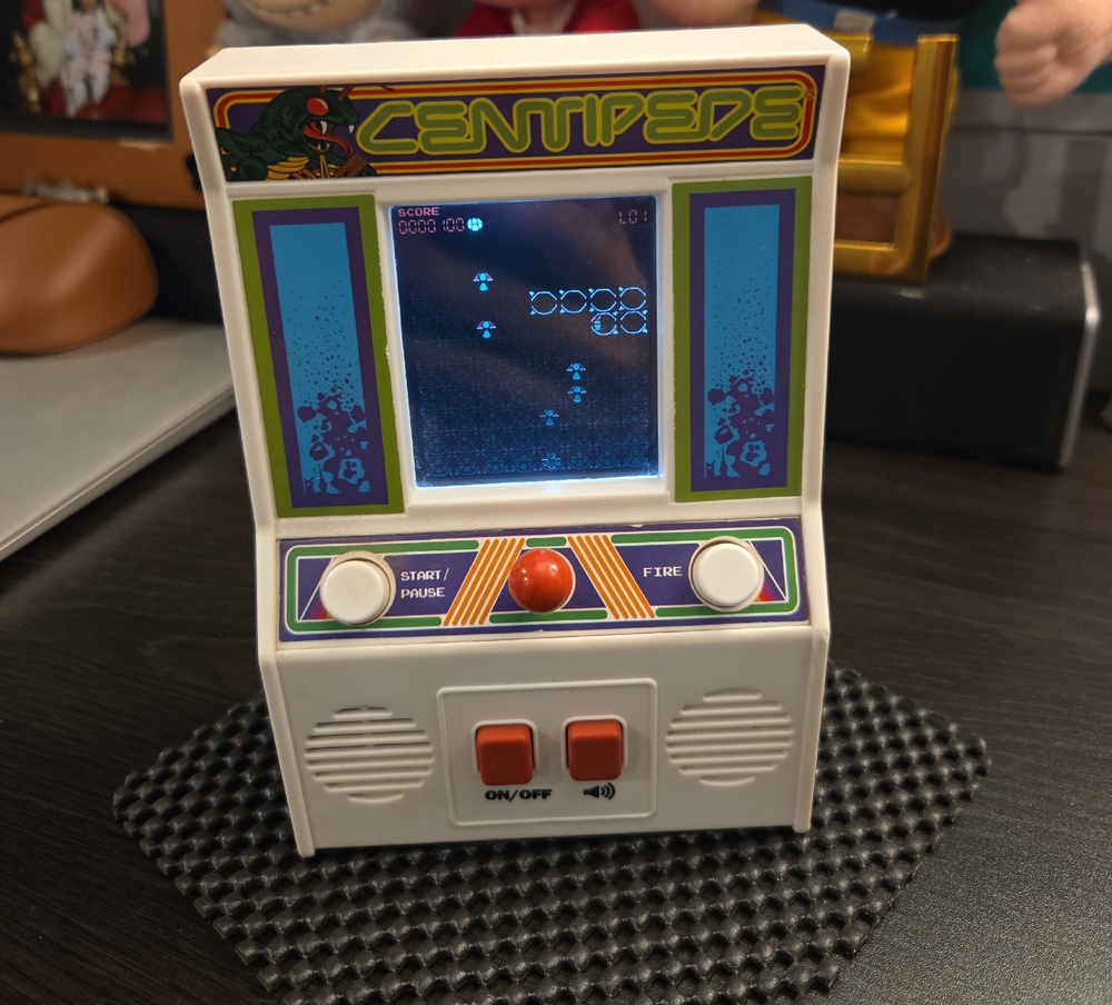 Vintage 1981 Centipede Atari Handheld Mini Arcade Video Game
